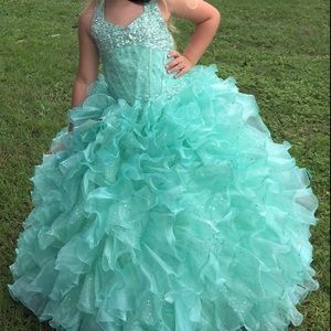 Girls pageant dress size 8